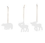 Stoneware Arctic Animal Ornament