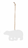 Stoneware Arctic Animal Ornament