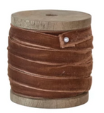 Velvet Ribbon on Spool