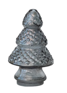 Silver/Gold Embossed Glass Tree