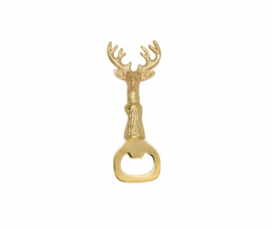 Gold Deer Head Bottle Opener