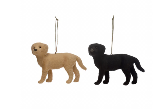 Furry Labrador Ornament