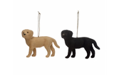 Furry Labrador Ornament