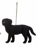 Furry Labrador Ornament