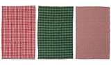 Cotton Gingham Tea Towel Set