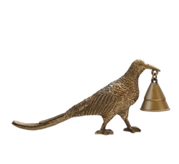 Zinc Pheasant-Shaped Candle Snuffer