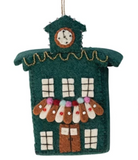 Handmade Felt North Pole Village Ornament