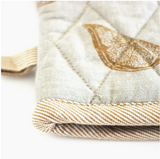 Yellow Lemons Print Single Oven Glove