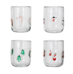 Holiday Icon Drinking Glass