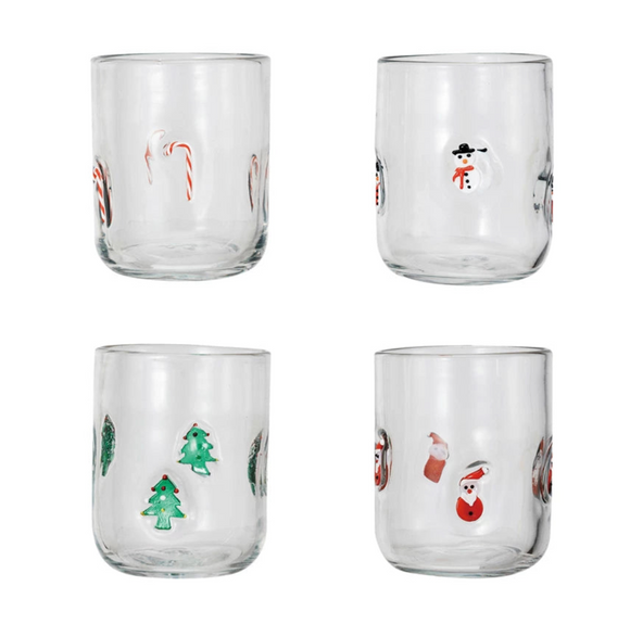 Holiday Icon Drinking Glass