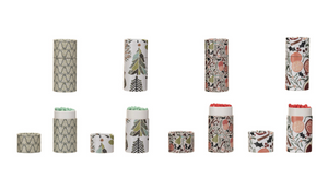 Safety Matches in Tube Matchbox w/ Seasonal Pattern