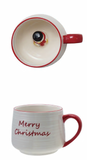 Stoneware Mug "Merry Christmas"