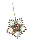 Metal Star Ornament w/ Acrylic Jewels