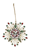 Metal Star Ornament w/ Acrylic Jewels