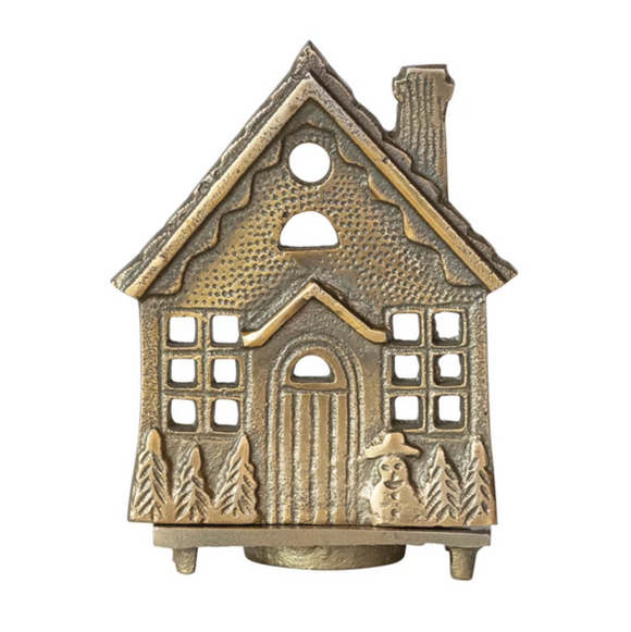 Aluminum House Tealight Holder