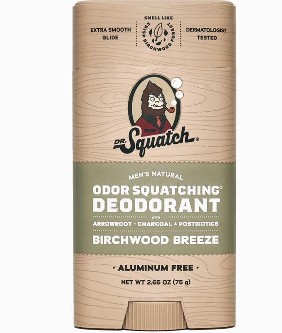 Dr. Squatch's Birchwood Breeze Deodorant