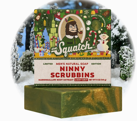 Dr. Squatch Ninny Scrubbins Bar Soap