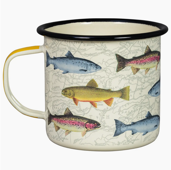 17 oz Fish Enamel Mug