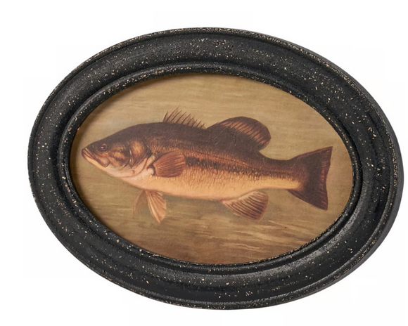 Bass Hanging Oval Frame