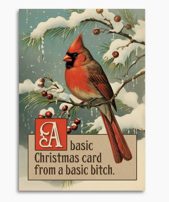 Basic Card From A Basic B Funny Christmas Card