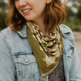 Organic Cotton Mushrooms Bandana