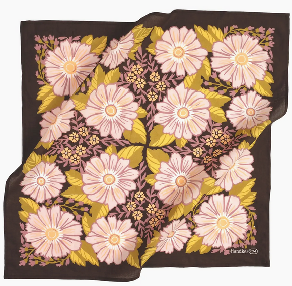 Organic Cotton Violet Bandana