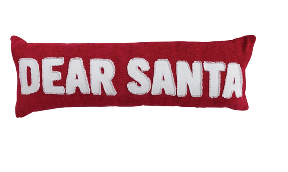 Lumbar Pillow w/ Appliqué 