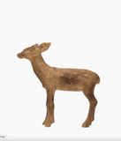 Decorative Deer Figurine w/ Gold Accents