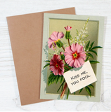 Kiss Me, You Fool Greeting Card