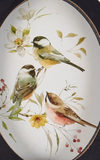 Chickadees Hanging Oval Print