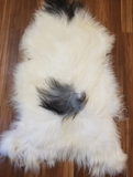 Icelandic Sheepskin Rug with Soft Silky Long Wool