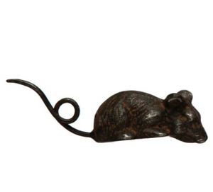 Cast Iron Mouse Figurine