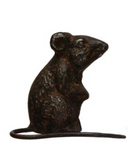 Cast Iron Mouse Figurine