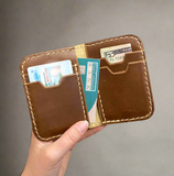 Handmade "Minimalist" Bifold Leather Wallet