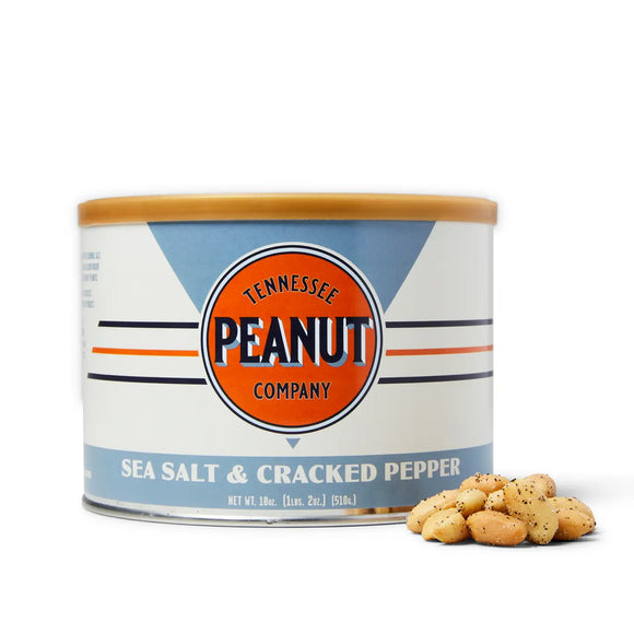 Sea Salt & Cracked Pepper TN Peanut Company Peanuts