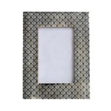 Charcoal Patterned Photo Frame