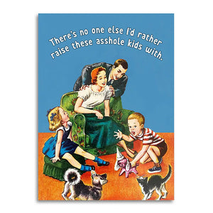 Raising Kids Greeting Card