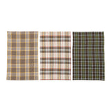 Multi Plaid Cotton Tea Towel Set