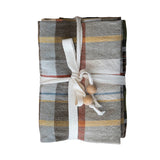 Multi Plaid Cotton Tea Towel Set