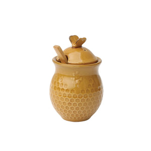 Ceramic Honey Pot w/ Dipper