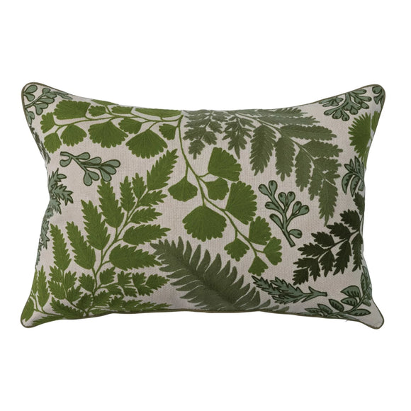 Botanical Printed Lumbar Pillow