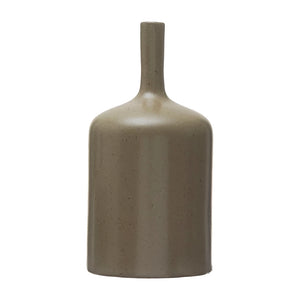 Medium Reactive-Glazed Stoneware Vase