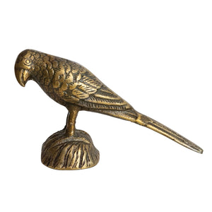 Gold Cast Decorative Bird