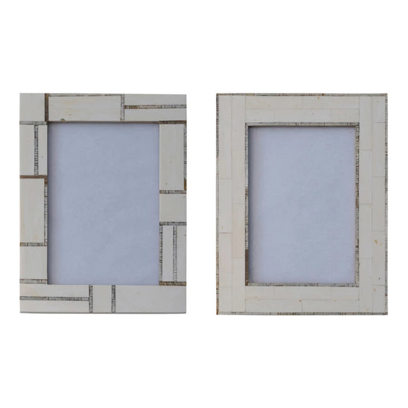 Ivory & Horn Inlay Photo Frame