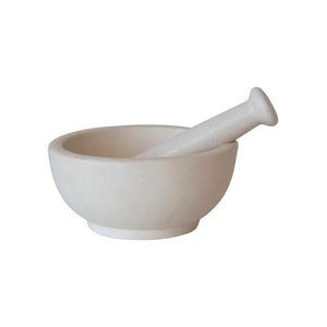 Stoneware Motar & Pestle Set