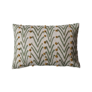 French Knotted Lumbar Pillow