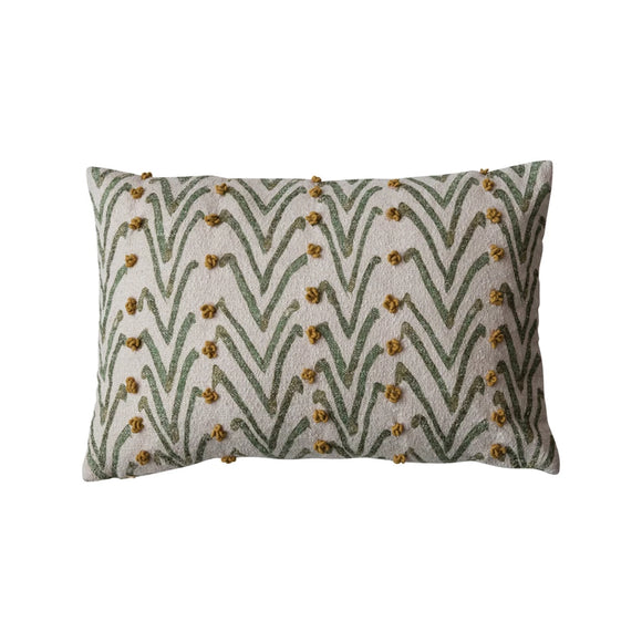 French Knotted Lumbar Pillow