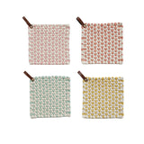 Two-Tone Crocheted Pot Holder w/ Loop