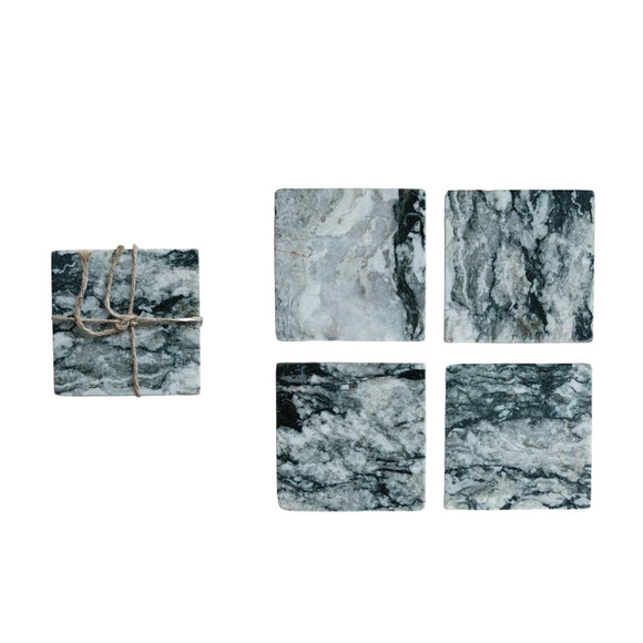 Marble Coaster Set