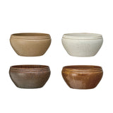 Vintage-Inspired Stoneware Bowl